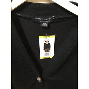Social Standard Daytripper Cardigan by Sanctuary Size Medium NWT Black